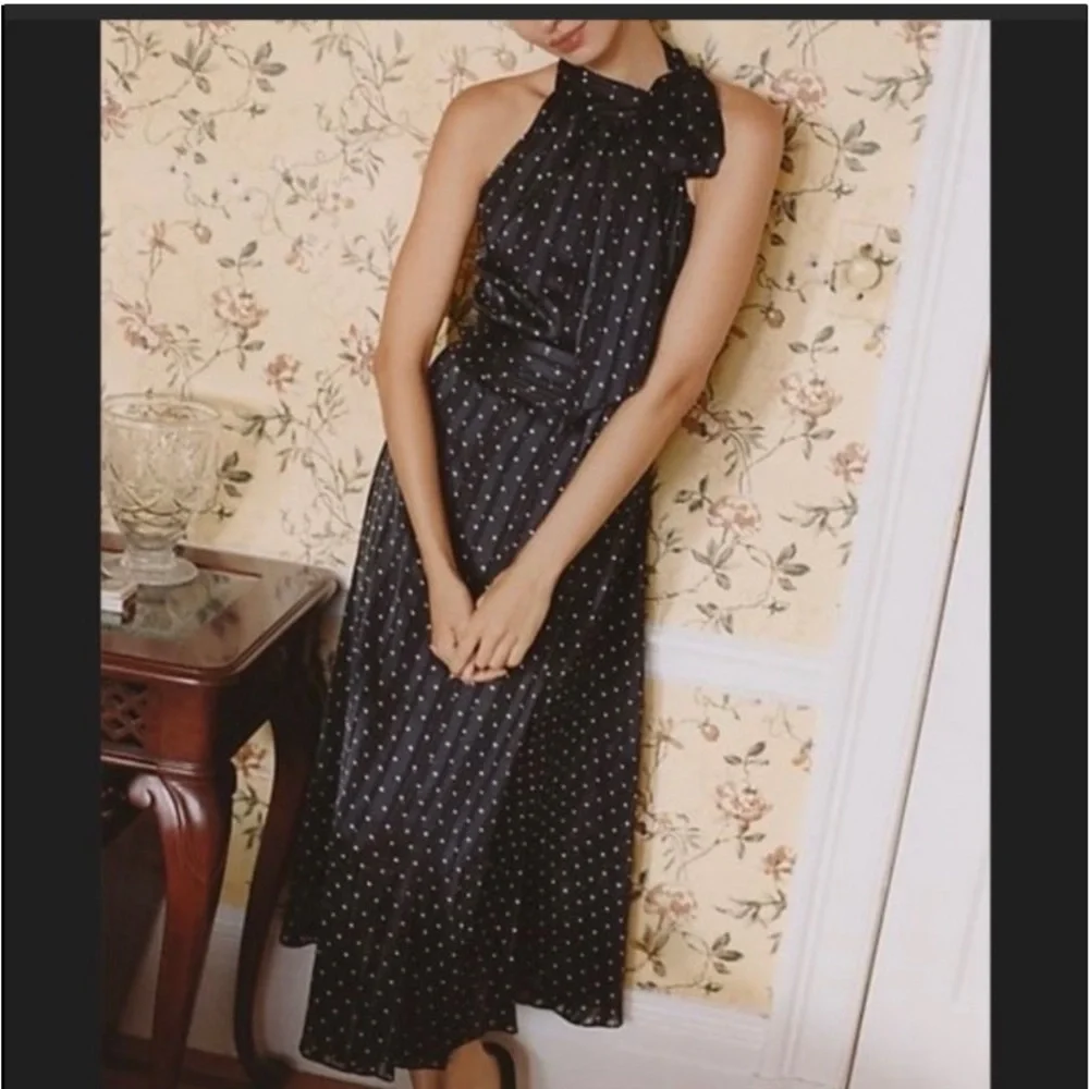 NWT Sachin + Babin for Anthro. Halter Neck Midi - Picture 2 of 5